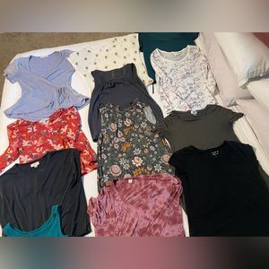 Closet clean out. Athleta, Ann Taylor, the Loft, Gap.